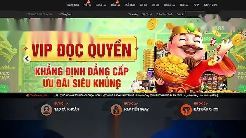 mức cược hũ Nổ hũ